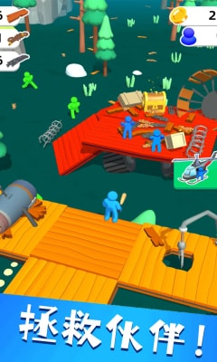 木筏战争3D安卓版