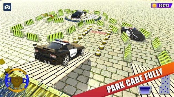新警车停车场3D