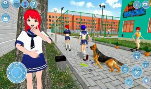 动漫高中女生3D模拟官方版