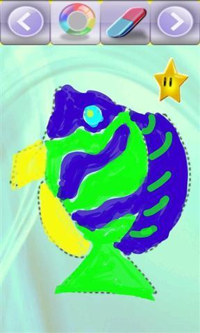 儿童绘画软件:有趣的点鱼类