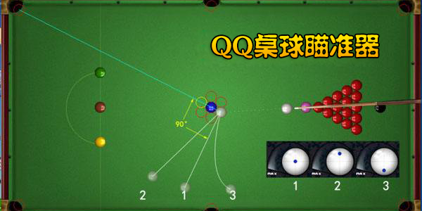 QQ桌球瞄准器